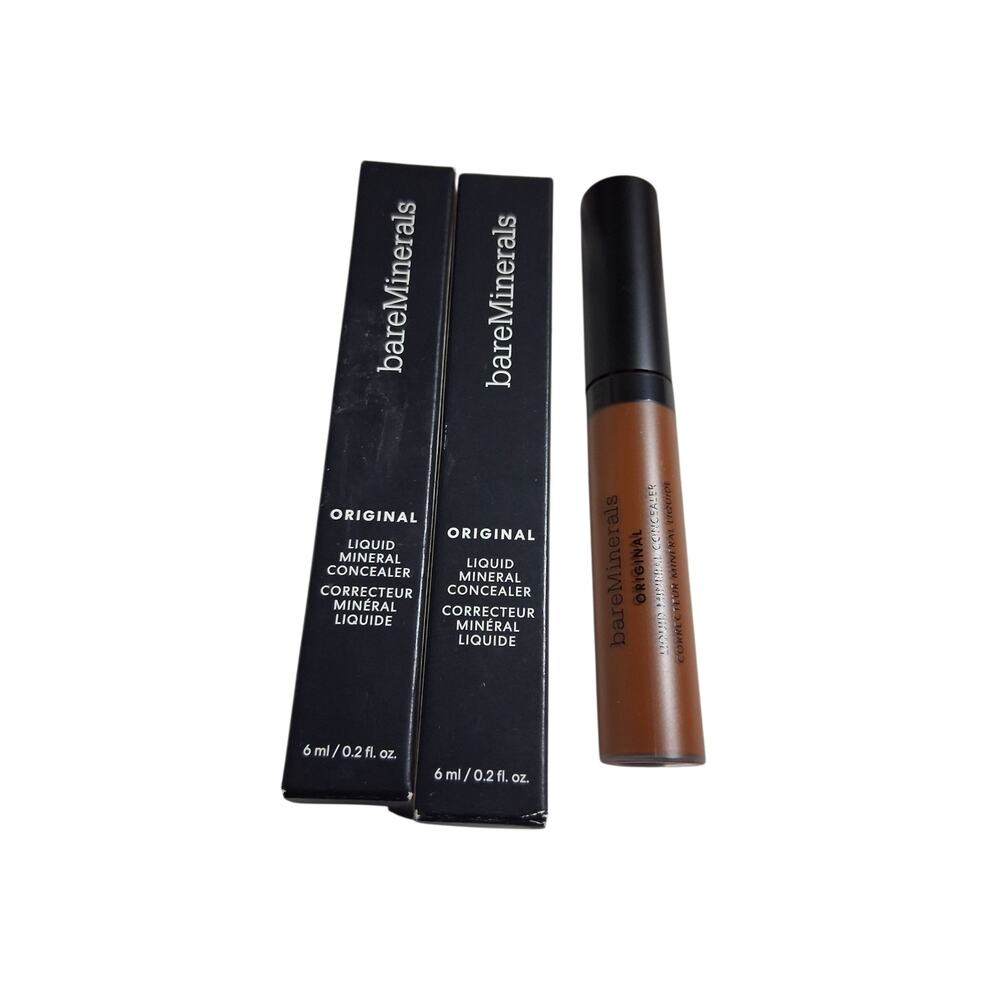 2pcs Bare Minerals ORIGINAL Liquid Mineral Brightening Concealer Color Deep C6